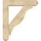Ekena Millwork Funston Craftsman Rough Sawn Bracket w/ Offset Brace, Douglas Fir, 8"W x 38"D x 44"H BKT0806X38X44FST04RDF - alternate 3